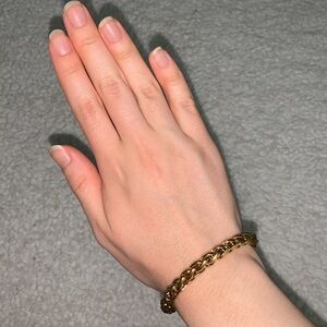 Gold Braided Bracelet